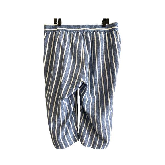 Ashley Stewart Cropped Capri  Linen Pants Womens Plus  20 - Picture 2 of 7